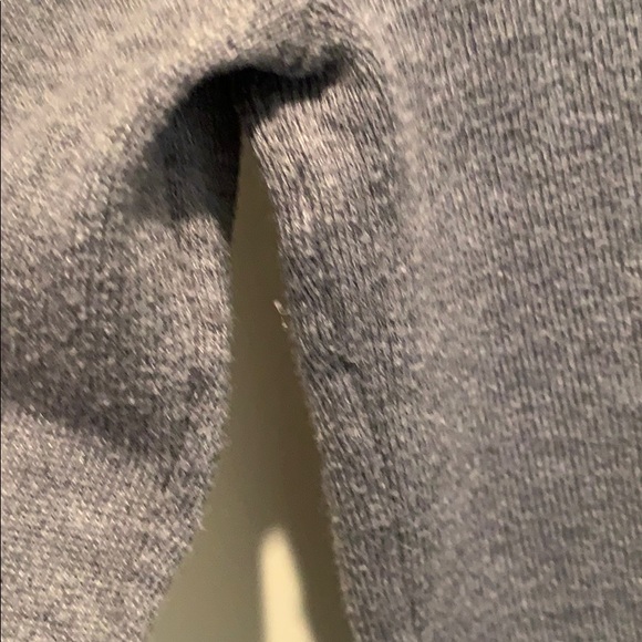 3/$30 Puff sleeve ruched grey turtleneck sweater - Picture 5 of 6